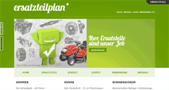 Desktop Screenshot of ersatzteilplan.de